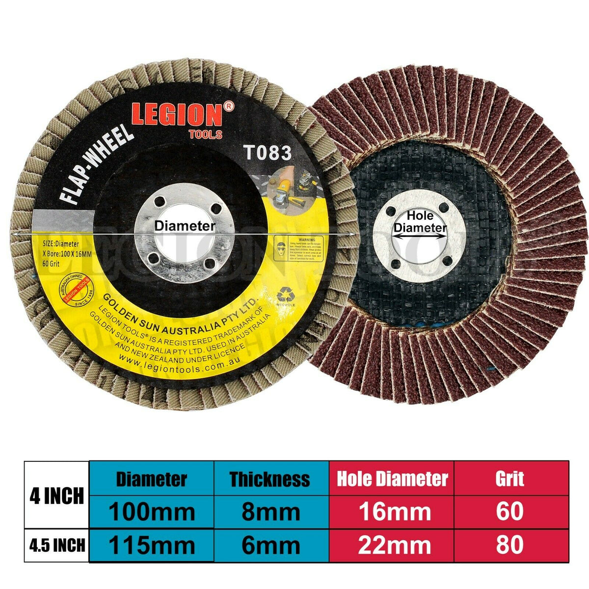 Flap disc 4 inch hotsell