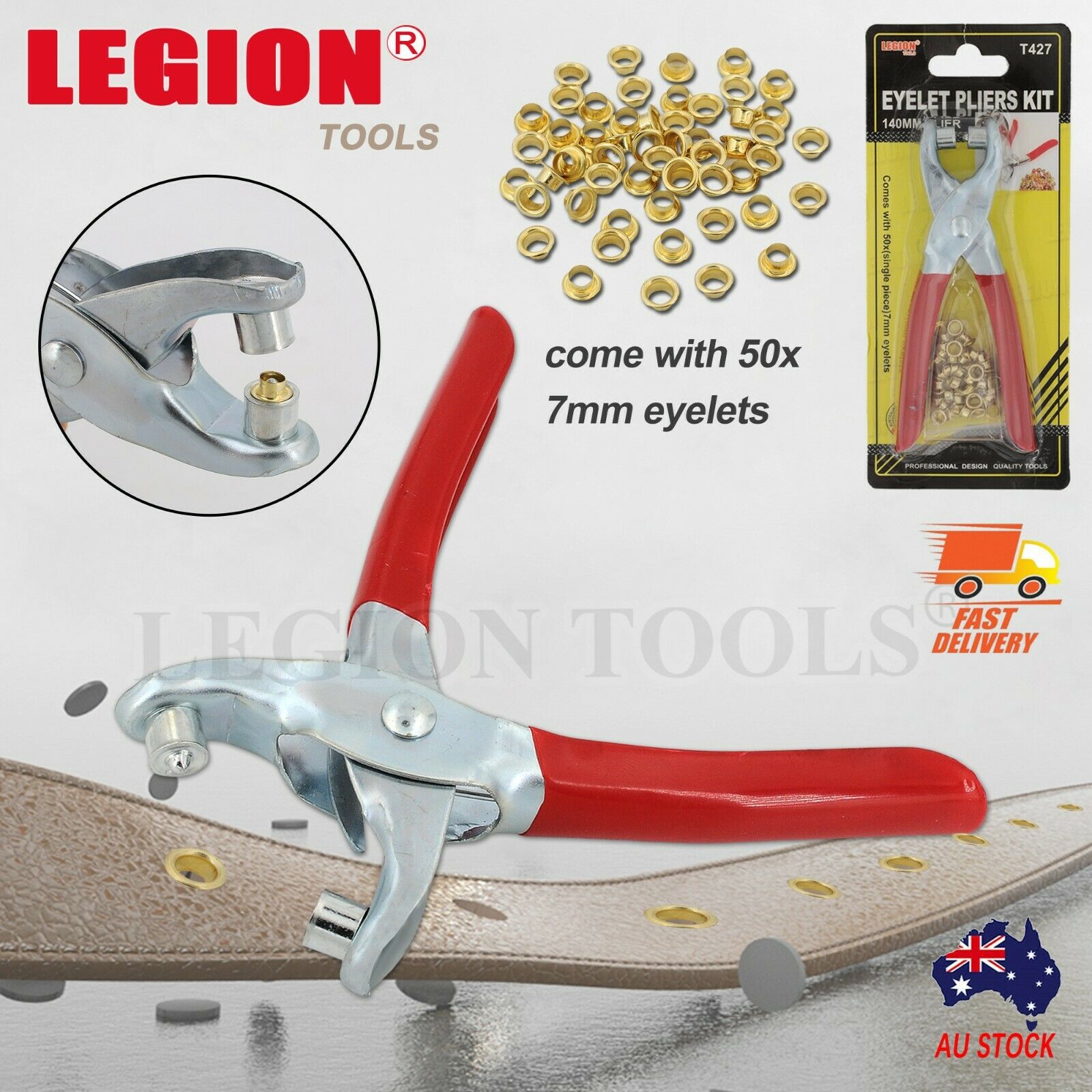 Eyelet Plier Kit Legion Warehouse