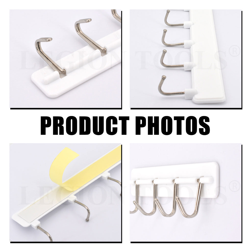 Self Adhesive Multipurpose Hook Rack – Legion Warehouse