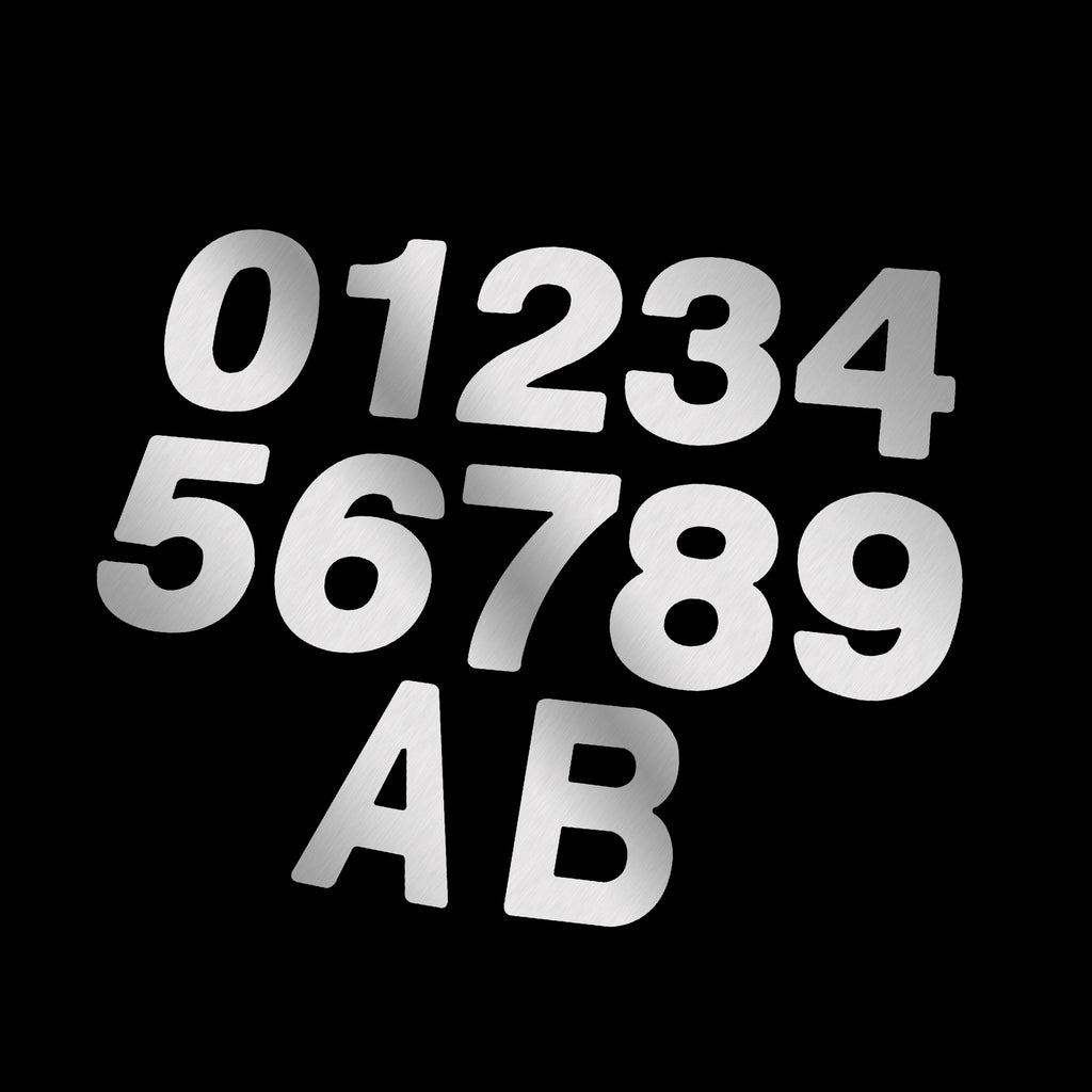 Stainless Steel House Number 75mm
