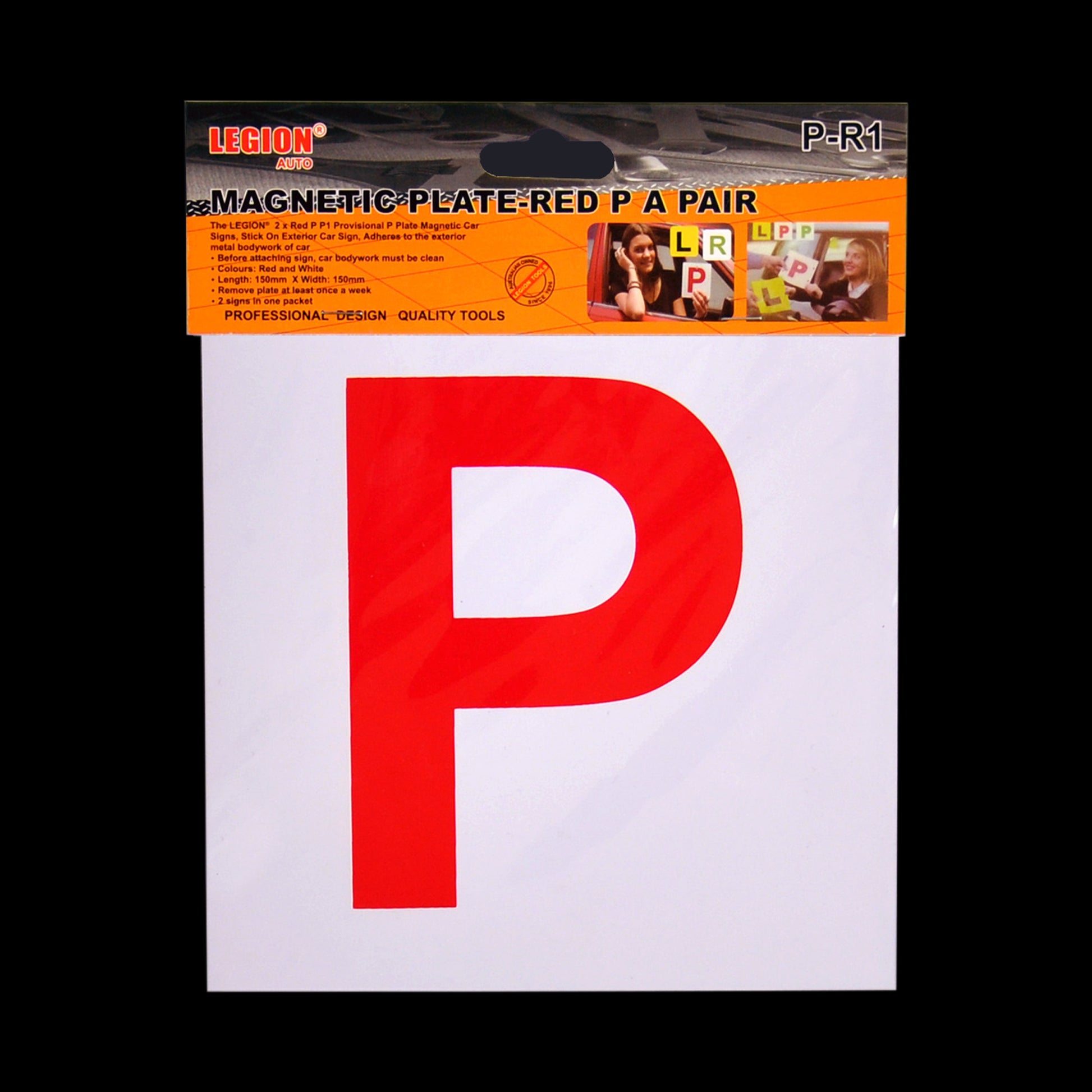 Magnetic RED P Plate 2PCS – Legion Warehouse