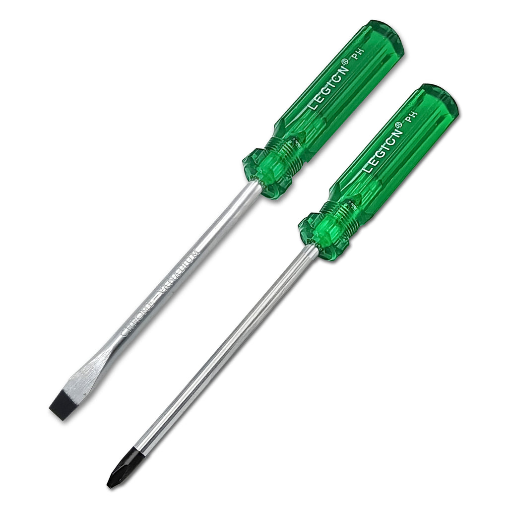 Screwdriver Flat & Philips 4"/6"/8" Plastic Handle