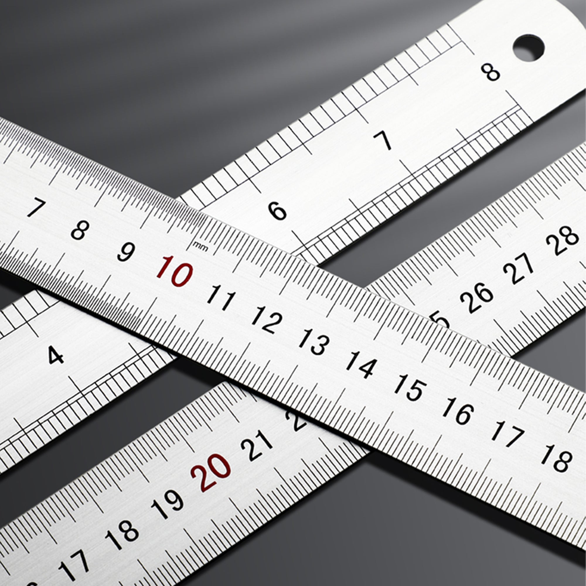 Double Sided Steel Metal Ruler 3 Sizes – Legion Warehouse