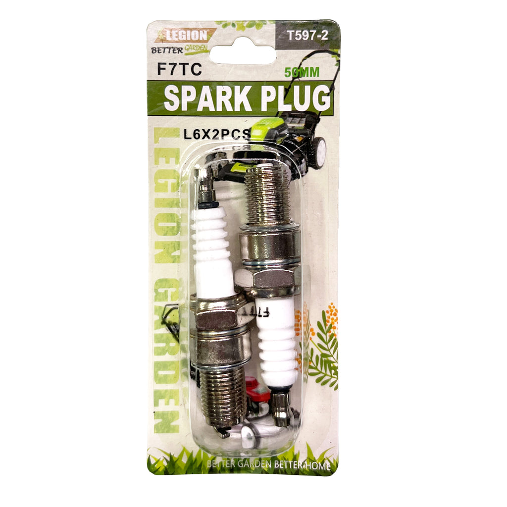 2pcs Spark Plug F7TC For GX110 GX120 GX140 Gasoline Lawnmower Generator