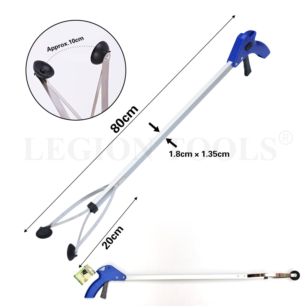 Legion Tools Long Handle Pick Up Tool 80cm – Legion Warehouse