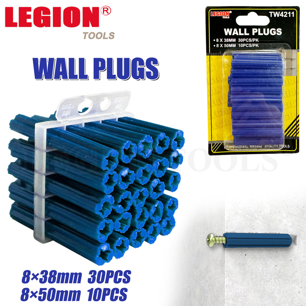 Green Plastic Wall Plug Anchor 8×38mm 8×50mm