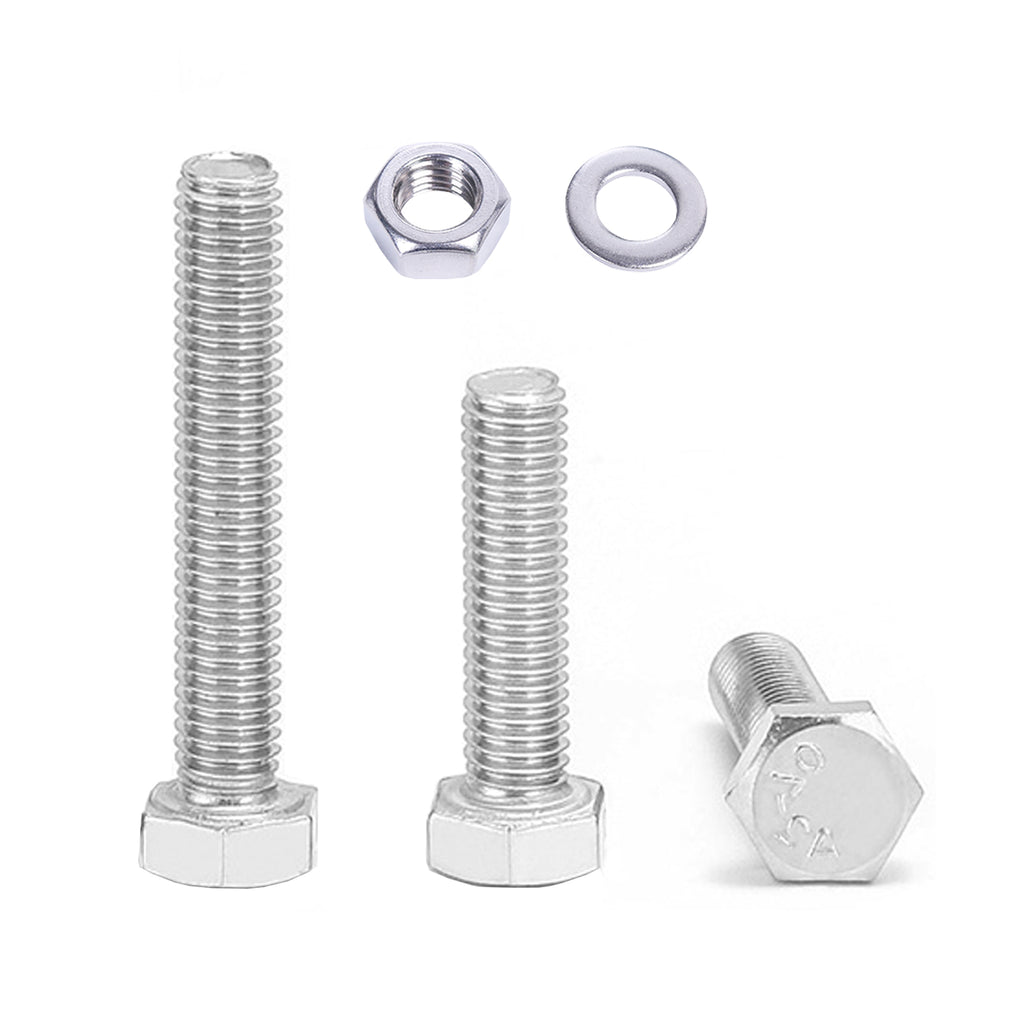 Bolts Nuts & Washers Set 8mm x 20/40mm