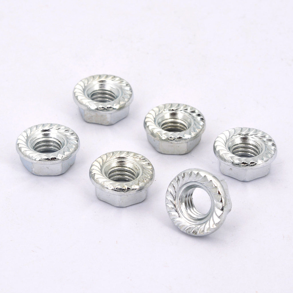 Hex Flange Serrated Nuts M8 M10