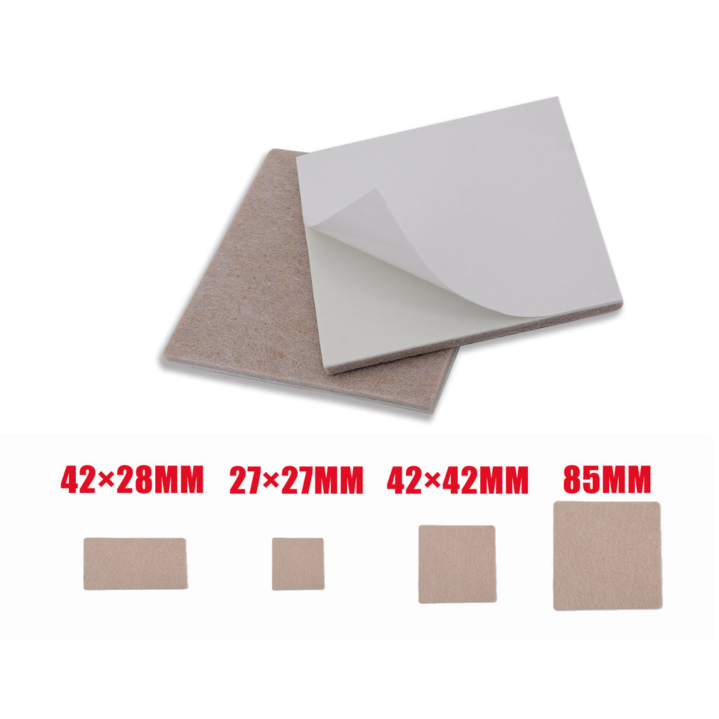 Square Felt Pads 4 Sizes