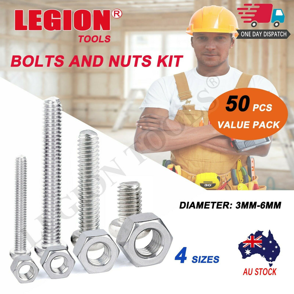 Bolts and Nuts Kit 50PCS