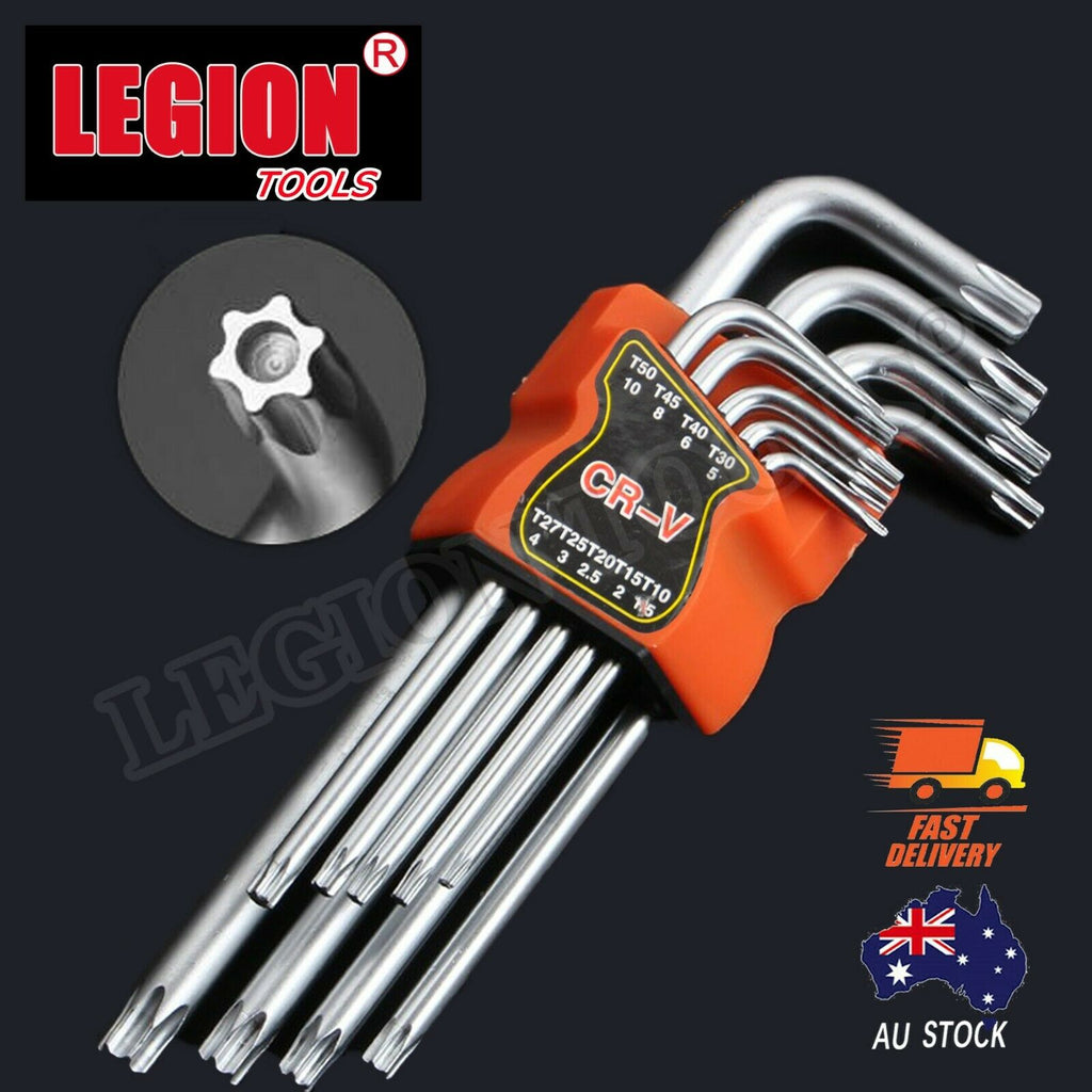 Tamper Proof Wrench Torx Hex Key Set 9PCS