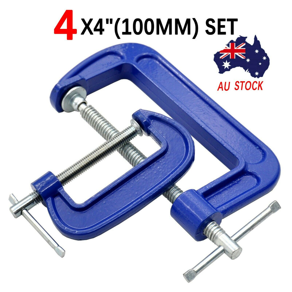 Heavy Duty G Clamp Set 4X4"
