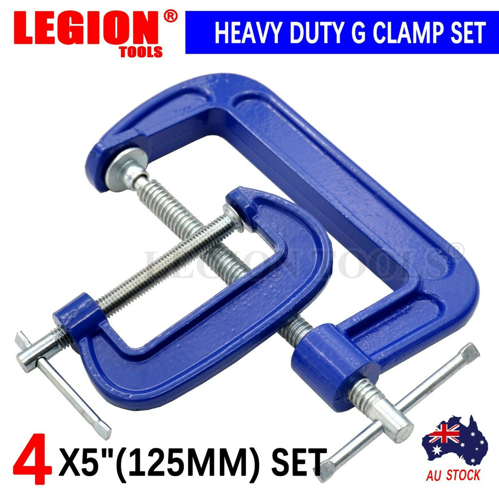 Heavy Duty G Clamp Set 4X5"