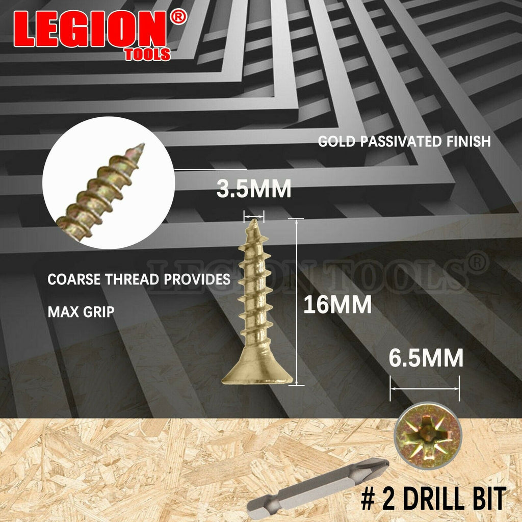 Chipboard Screws 7 Sizes