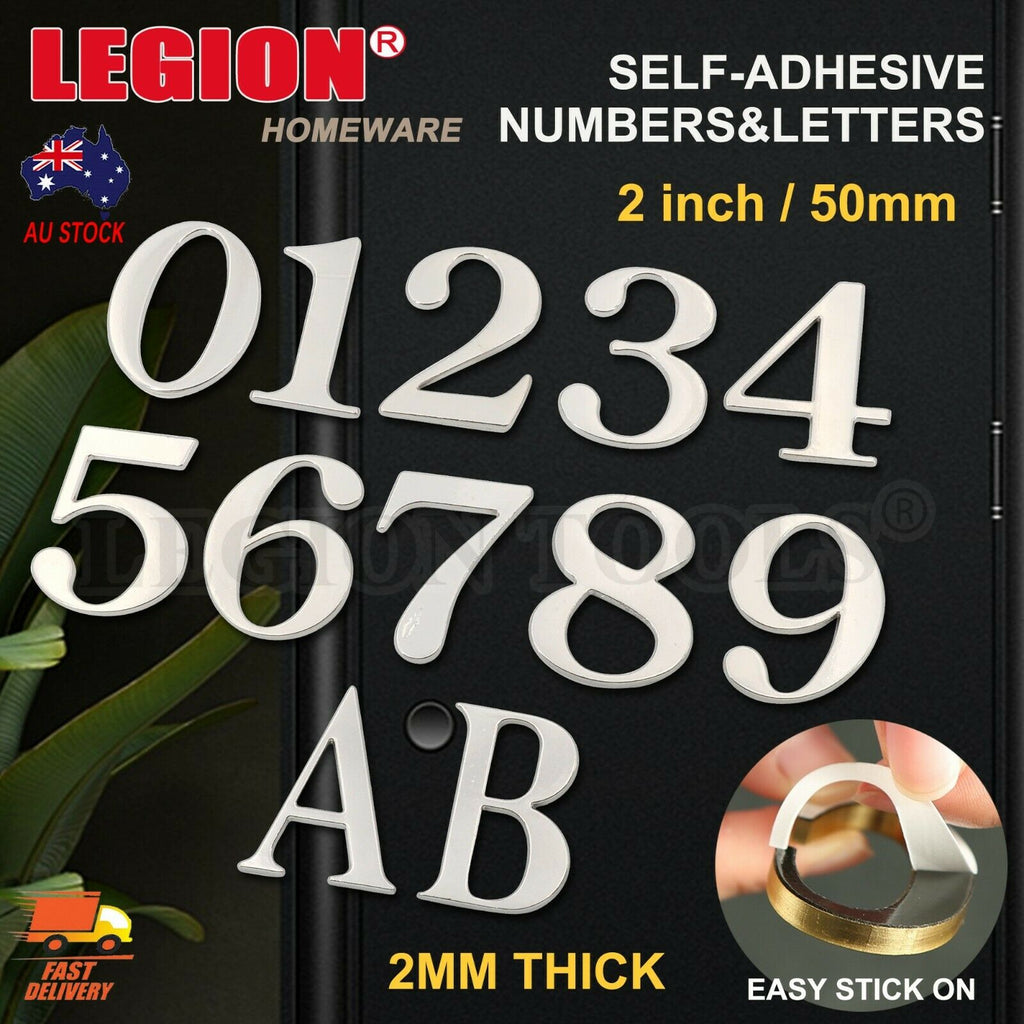 Zinc Alloy House Number 50mm