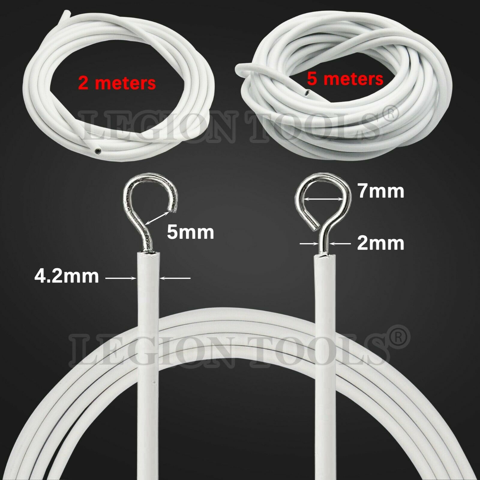 Expanding Curtain Wire 2m & 5m – Legion Warehouse