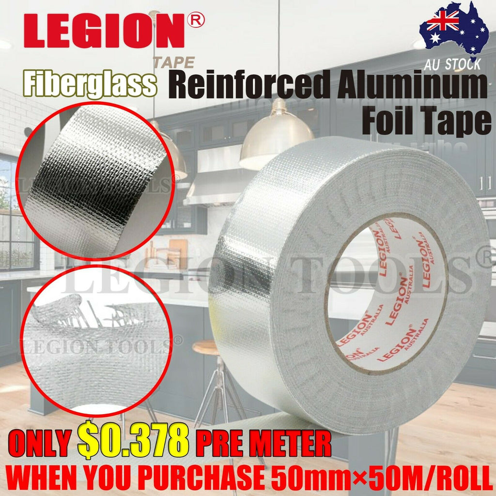 Reinforced Aluminium Foil Tape 50mm x 50m