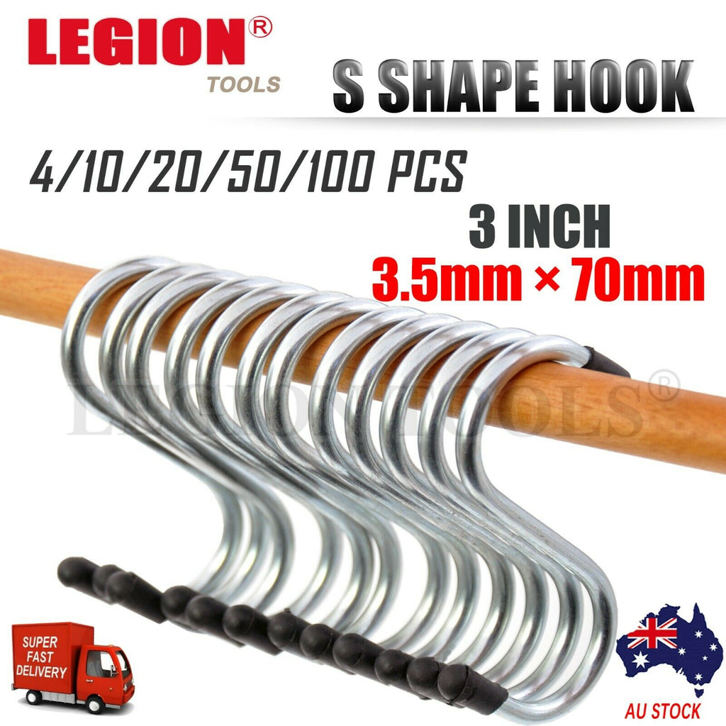Steel S Shape Hook 3.5MM x 70MM