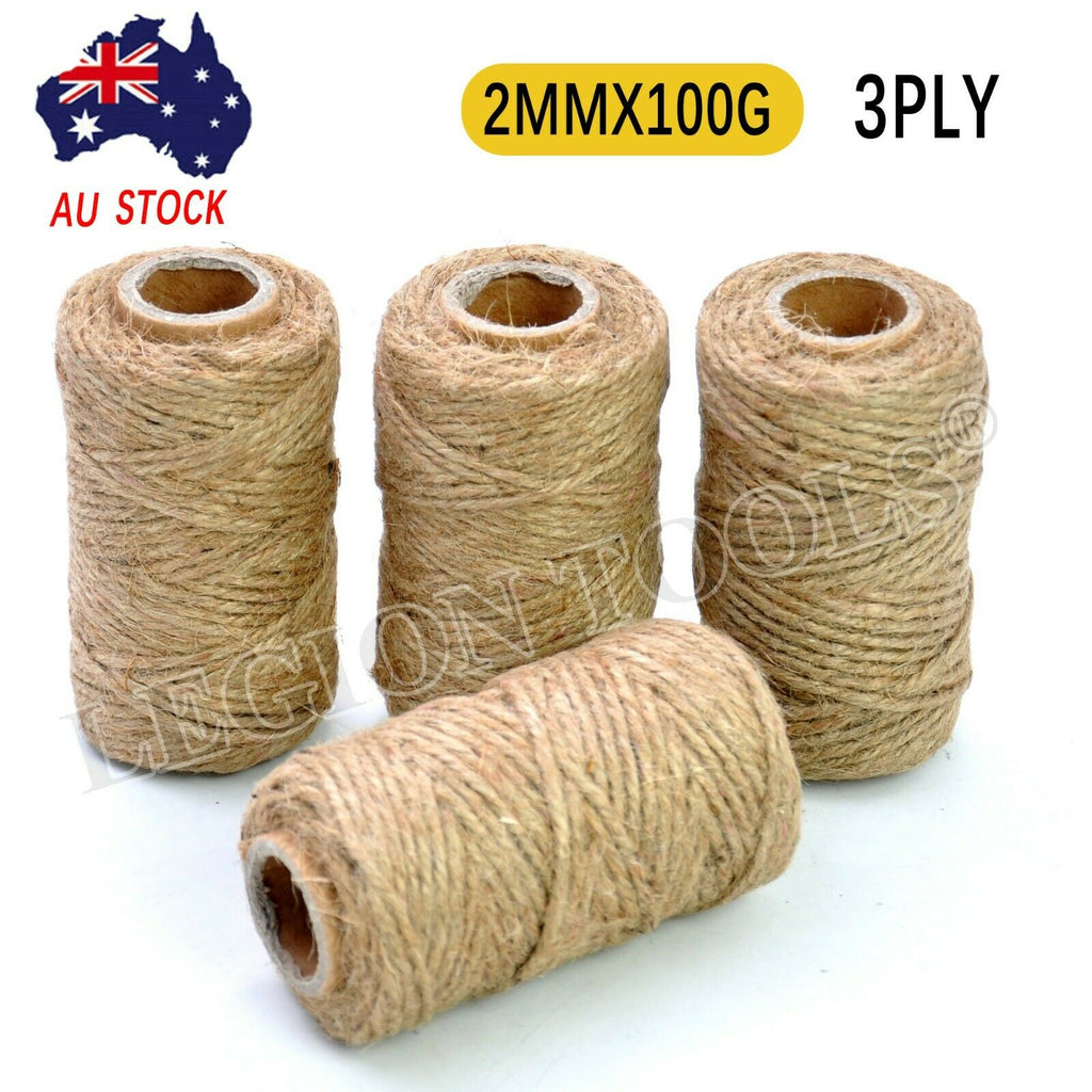 Brown Hemp Soft Jute Rope 2mm 3Ply
