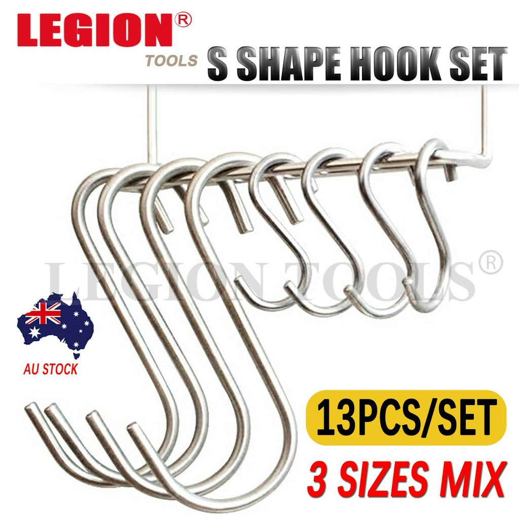S Shape Hook 3 Sizes MIX