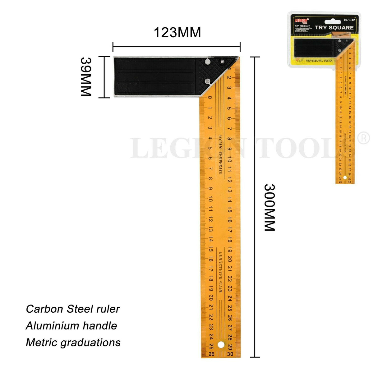 Triangle Ruler Try Square 2 Sizes – Legion Warehouse