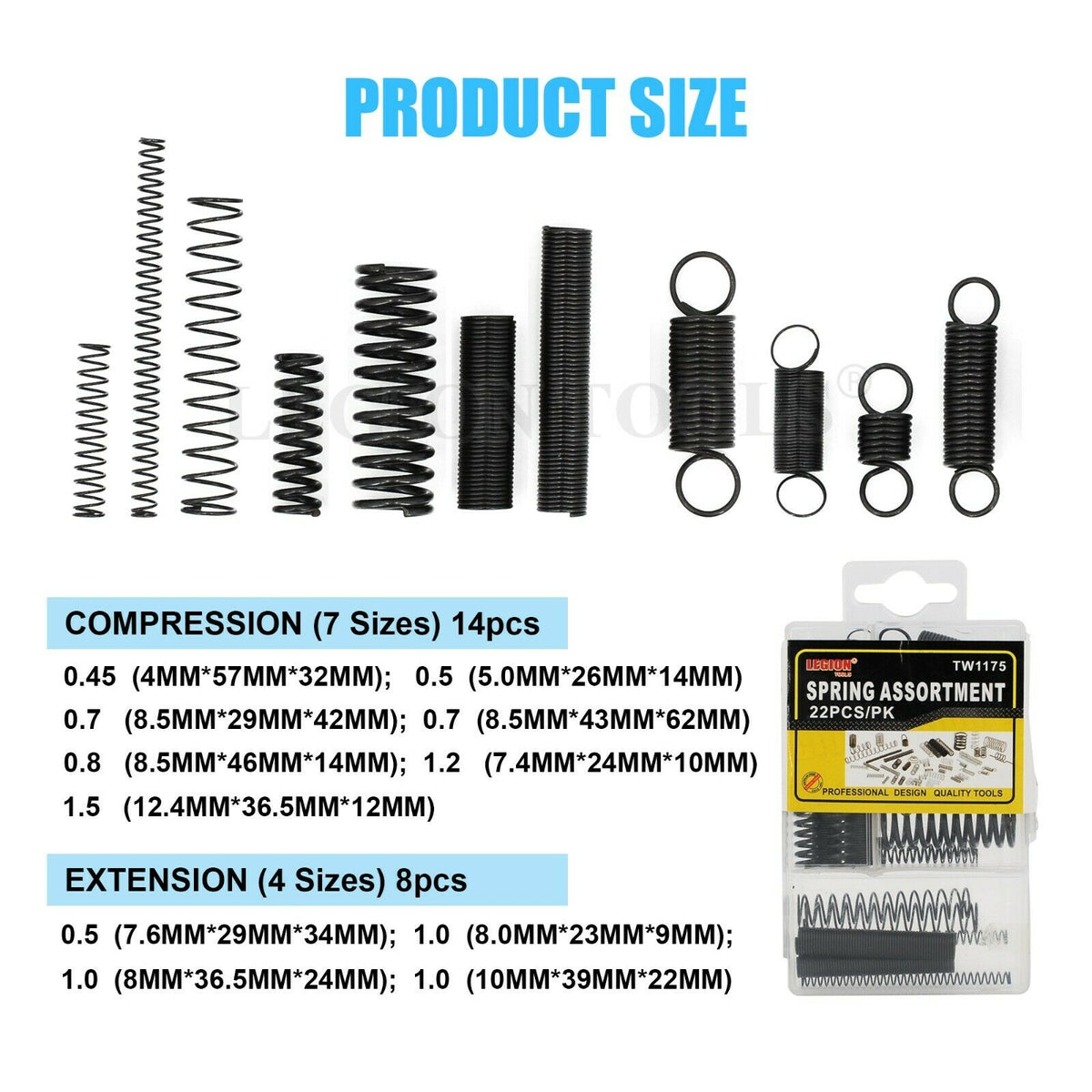 Spring Assortment Kit 22PCS/PK – Legion Warehouse