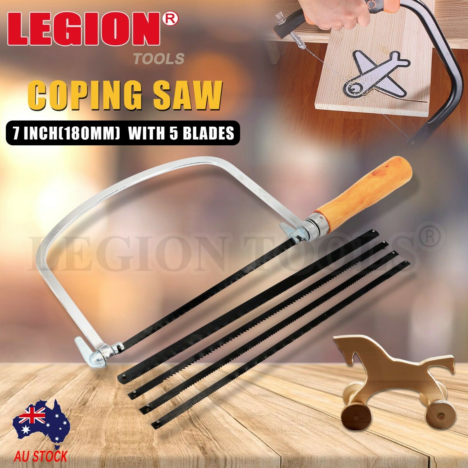 5 Coping Saw With 5 Blades