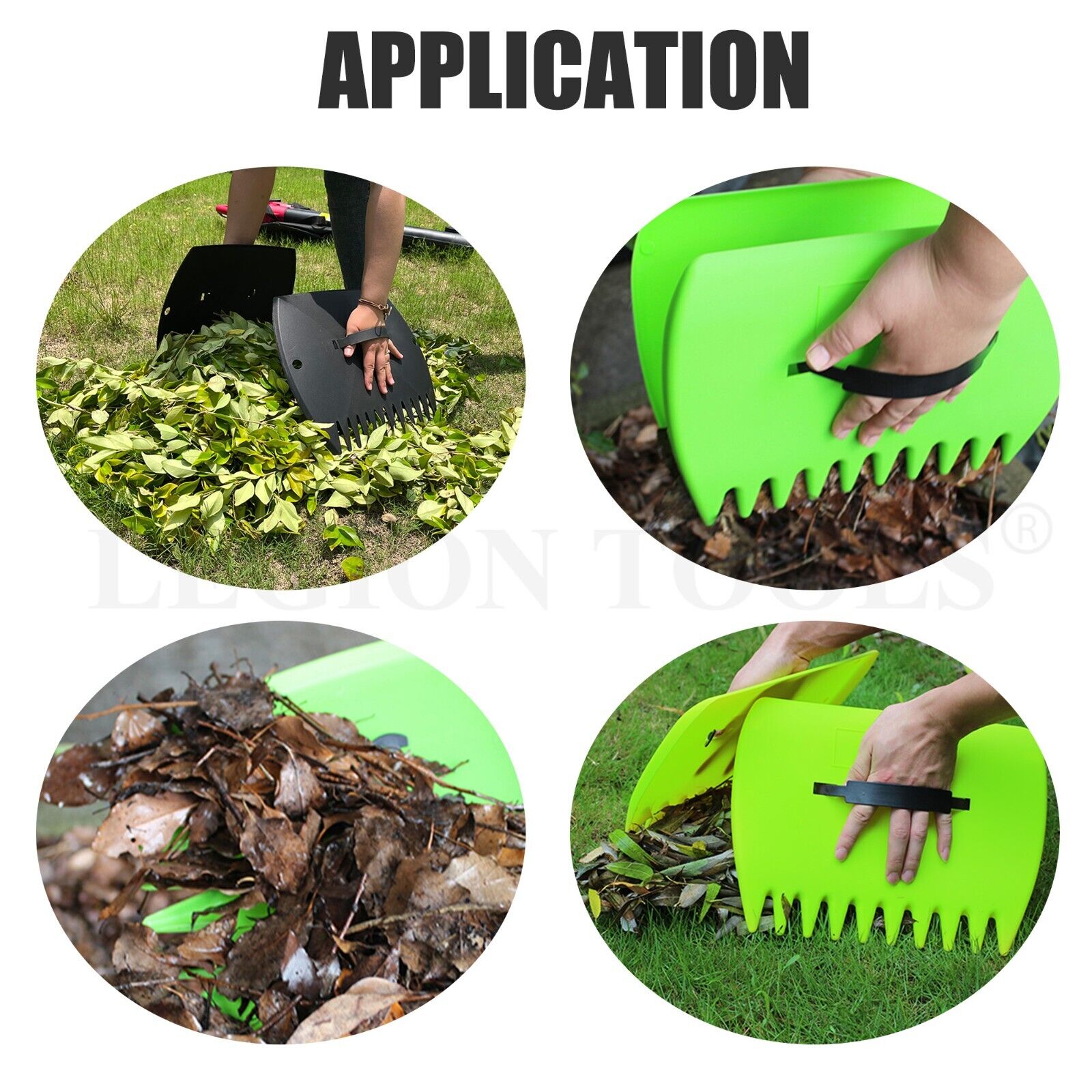 Garden Yard Leaf Scoop 2PCS/Pair Legion Warehouse