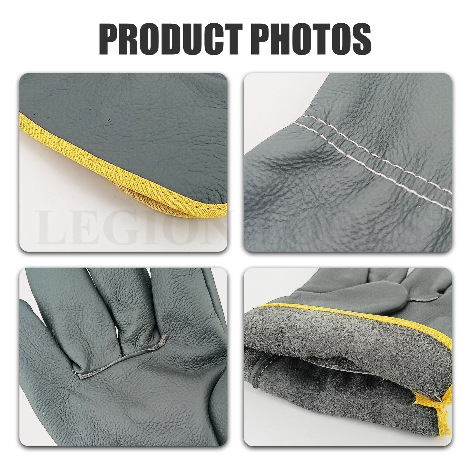 Legion Tools Premium Leather Safety Work Gloves – Legion Warehouse